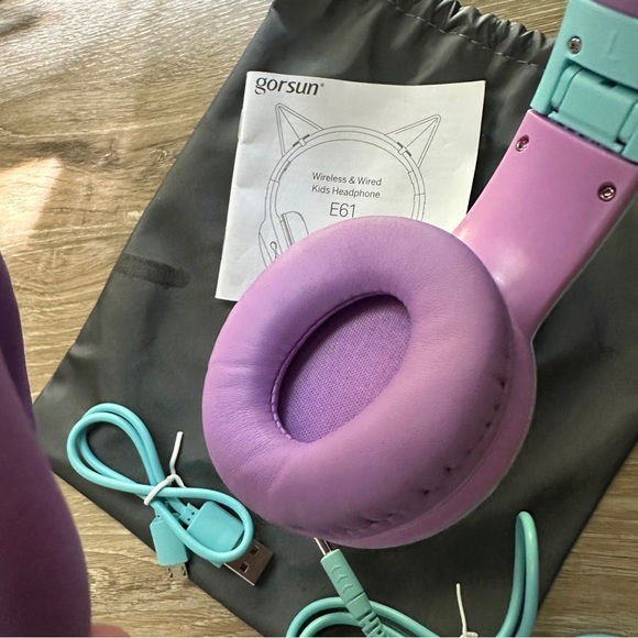 Gorsun Kids Wireless or wired cat ear headphones - Picture 4 of 10